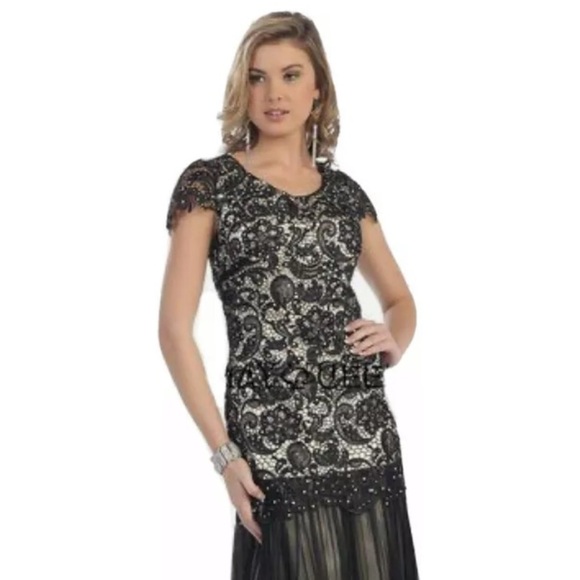 Royal Queen CollectionPlus Size Lace Dress
